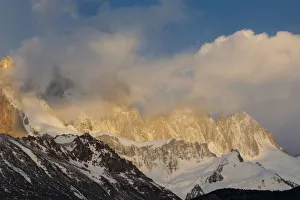 View of Mount Fitzroy at sunrise, Patagonia, Argentina View of Mount Fitzroy at sunrise, Patagonia, Argentina