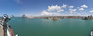 View over the port of Civitavecchia, Rome, Italy, Europe View over the port of Civitavecchia, Rome, Italy, Europe