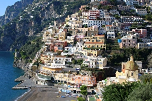 View of Positano (Unesco world heritage) , on the Amalfi coast, Italy View of Positano (Unesco world heritage) , on the Amalfi coast, Italy