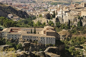 View Of The Rear Of The Parador Of Cuenca With The Old Part Of The City In The Background View Of The Rear Of The Parador Of Cuenca With The Old Part Of The City In The Background