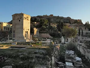 Attica Greece Gallery: View of The Roman Agora in Athens, Greece