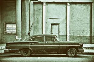 Vintage American Car, Havana, Cuba Vintage American Car, Havana, Cuba