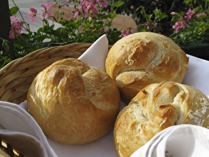 Wachauer Weckerl, regional style bread rolls, Wachau, Waldviertel, Lower Austria, Austria Wachauer Weckerl, regional style bread rolls, Wachau, Waldviertel, Lower Austria, Austria