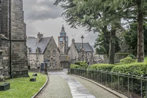 Walkway through old town, Stirling, Scotland, UK Walkway through old town, Stirling, Scotland, UK