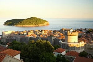 Adriatic Sea Gallery: Walled City of Dubrovnik, Southeastern Tip of Croatia, Dalmation Coast, Adriatic Sea, Croatia
