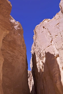 The walls of the White Canyon, Sinai, Egypt, Africa The walls of the White Canyon, Sinai, Egypt, Africa