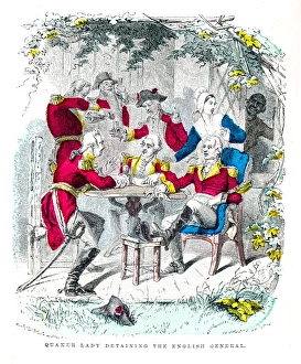 Washington and the quaker ladykengraving 1859 Washington and the quaker ladykengraving 1859