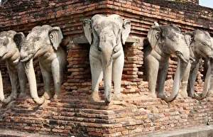 Wat Sorasak Elephant Head Temple Sukhothai Wat Sorasak Elephant Head Temple Sukhothai