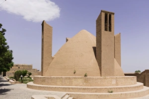 Water cooler with windtowers, Meybod, Yazd, Iran Water cooler with windtowers, Meybod, Yazd, Iran