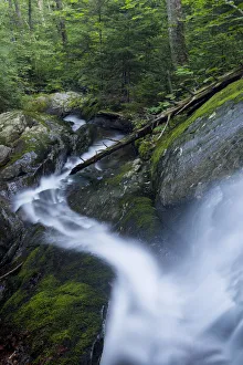 Waterfall on Dowsville Brook in Duxbury, Vermont, USA Waterfall on Dowsville Brook in Duxbury, Vermont, USA
