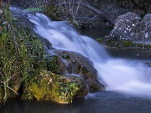 Waterfall in the natural park of Sierra Mariola Waterfall in the natural park of Sierra Mariola