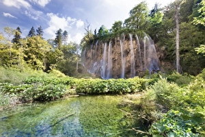 Waterfalls, National Park Plitvice Lakes, Croatia Waterfalls, National Park Plitvice Lakes, Croatia