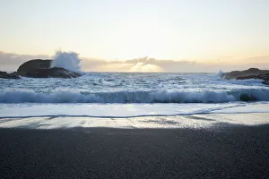 Waves At South Beach In Pacific Rim National Park Near Tofino Waves At South Beach In Pacific Rim National Park Near Tofino