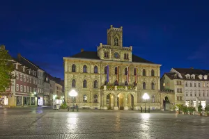 Weimar town hall, Weimar, Thuringia, Germany Weimar town hall, Weimar, Thuringia, Germany