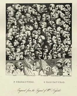 Satirical Collection: William Hogarth Characters and Caricatures