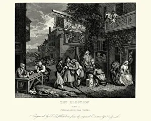 William Hogarth Four Humours of an Election Canvassing for Votes William Hogarth Four Humours of an Election Canvassing for Votes