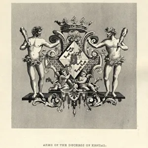 William Hogarths, Coat of Arms of the Duchess of Kendal William Hogarths, Coat of Arms of the Duchess of Kendal