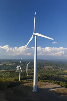 Wind turbines, International Appalachian Trail, Mars Hill, Aroostook County, Maine, USA Wind turbines, International Appalachian Trail, Mars Hill, Aroostook County, Maine, USA