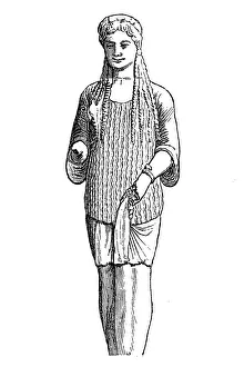 <b class=qtipBold><figcaption>Women statue</figcaption></b><br>Women statue from the Acropolis in Athens<br><em>© This content is subject to copyright.</em> Women statue
