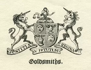 Images Dated 8th March 2013: Worshipful Company of Goldsmiths armorial