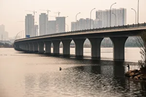 Wuhan yangtze river bridge at hubei province Wuhan yangtze river bridge at hubei province