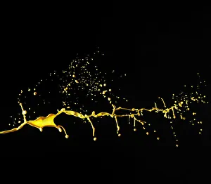 Yellow color splash