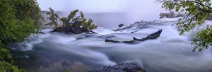 The Zambezi River just above The Eastern Cataract. Victoria Falls. Livingstone. Zambia The Zambezi River just above The Eastern Cataract. Victoria Falls. Livingstone. Zambia