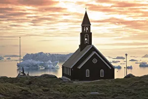 Zion Church of Disko Bay, Ilulissat, Greenland Zion Church of Disko Bay, Ilulissat, Greenland