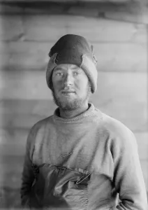 Antarctic Expedition Prints: Print of Frederick Hooper on return from the Antarctic Barrier