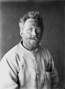 Cecil Meares on his return from the Barrier. January 5th 1911 Cecil Meares on his return from the Barrier. January 5th 1911