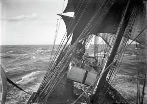 The Terra Nova in heavy weather The Terra Nova in heavy weather