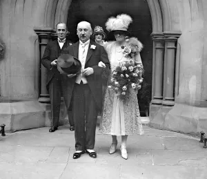 Prints of Wedding of Sir Illtyd Thomas (Cardiff) and Mrs Henrietta Morgan at St Jude s, South Kensington, London. 2 June 1927 Kensington Prints: Wedding Print of Sir Illtyd Thomas and Mrs Henrietta Morgan, 2 June 1927