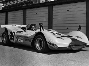 Sports Car Collection: 1972 Lenham Repco 3 litre sports car Roger Hurst prior to practice at Le Mans 1972