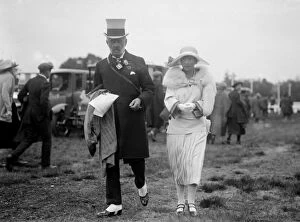 Images Dated 10th June 2010: Ascot. Honorable Ashley and Miss Evelyn Gabille. 1922