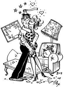 Cartoon by Sax Usually paying little or no attention to political correctness, Sax Cartoon by Sax Usually paying little or no attention to political correctness, Sax