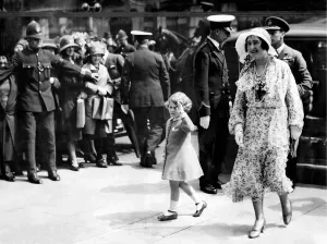 The Duke and Duchess of York arrive with Princess Elizabeth at Olympia to see the Royal Tournament The Duke and Duchess of York arrive with Princess Elizabeth at Olympia to see the Royal Tournament