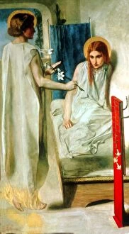 Stills Agency Gallery: Ecce Ancilla Domini ! (The Annunciation) by Dante Gabriel Rossetti Dante Gabriel Rossetti (May 12)