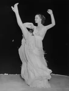 Eleanor Whitney, Paramount tap dancing starlet at a rehearsal Eleanor Whitney, Paramount tap dancing starlet at a rehearsal