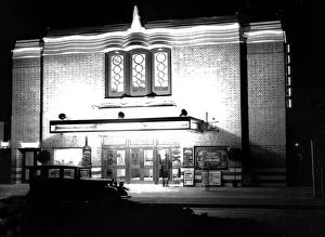 Exterior view of Commodore Cinema. 1933