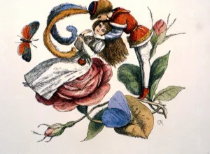 FAIRY TALES - Flirting'. From Richard Doyles In Fairyland FAIRY TALES - Flirting'. From Richard Doyles In Fairyland