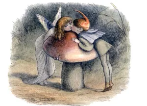 FAIRY TALES - The sentimental Elf and the wayward Fairy'. From Richard Doyles In Fairyland FAIRY TALES - The sentimental Elf and the wayward Fairy'. From Richard Doyles In Fairyland