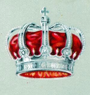 Images Dated 27th November 1999: Famous Crowns - the royal crown of Roumania / the Plevna Crown