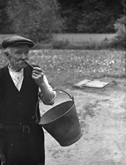 Farmer Tom Booker of Eynsford. 1938