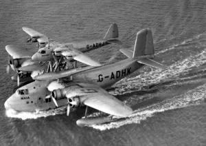 First pictures from the air of the combined composite plane Mayo composite plane First pictures from the air of the combined composite plane Mayo composite plane