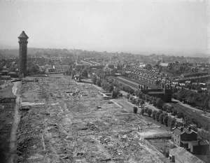 Suburbia Gallery: An general view of the site where The Crystal Palace building stood in Sydenham, London