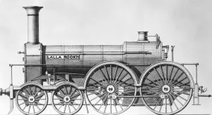 From the Great Western Railway locomotive chart, Lalla Rookh 1855 From the Great Western Railway locomotive chart, Lalla Rookh 1855