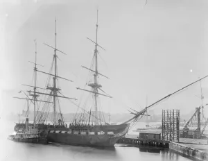 Historic American fighting ship to be repaired. Old Ironsides, the American fighting ship Historic American fighting ship to be repaired. Old Ironsides, the American fighting ship