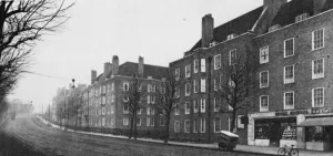 Housing cottage estates and multi storey flats East Dulwich Estate London Housing cottage estates and multi storey flats East Dulwich Estate London