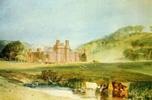 Hurstmonceux Castle, Sussex : Watercolour by J M W Turner