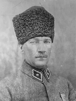 Ataturk Gallery: Kemal growing old. A new portrait of Mustapha Kemal Pasha. It shows how Turkey
